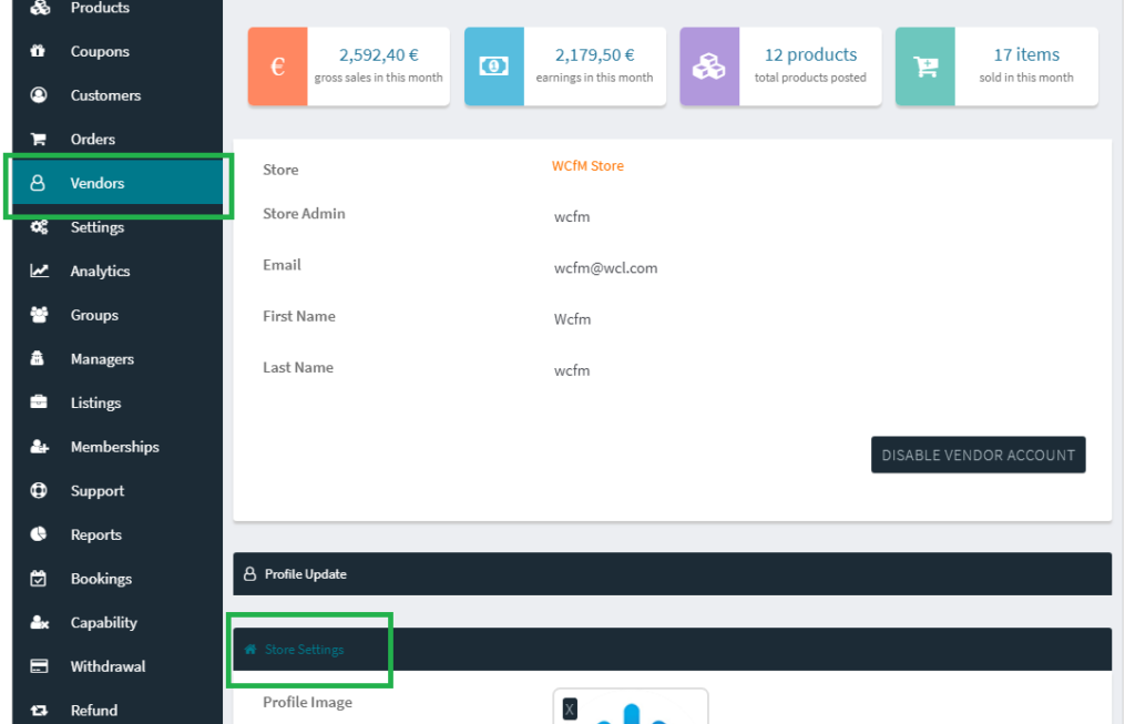 WCFM Marketplace - Withdrawal | WC Lovers