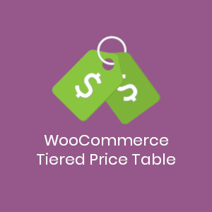 WooCommerce Tiered Price Table
